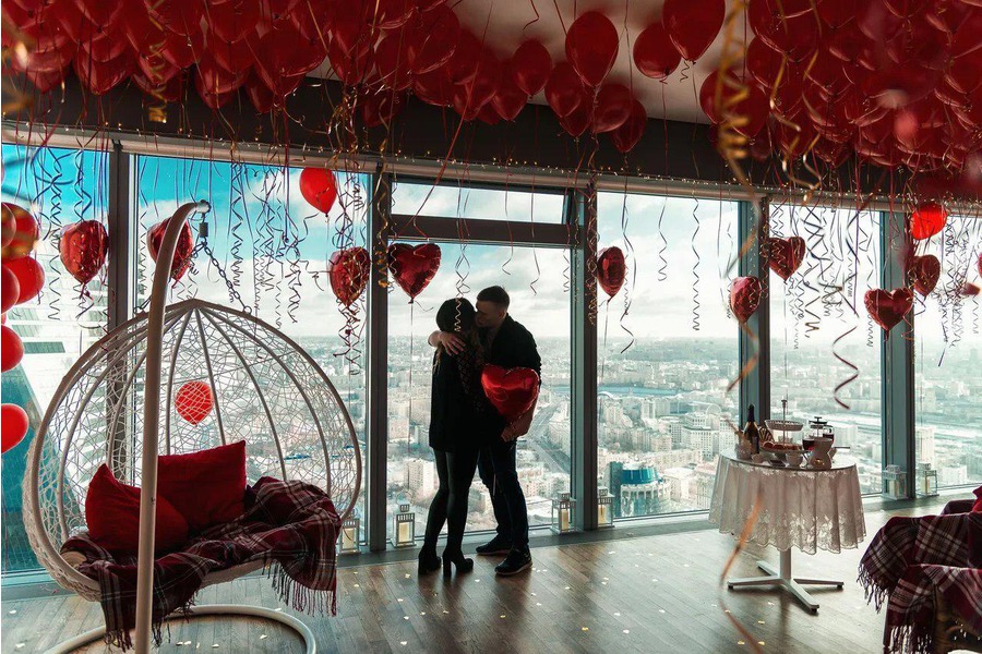 Romanticroom на 51 этаже Москва-Сити